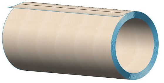 convolute wound paper tube