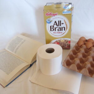 Various products made from paper